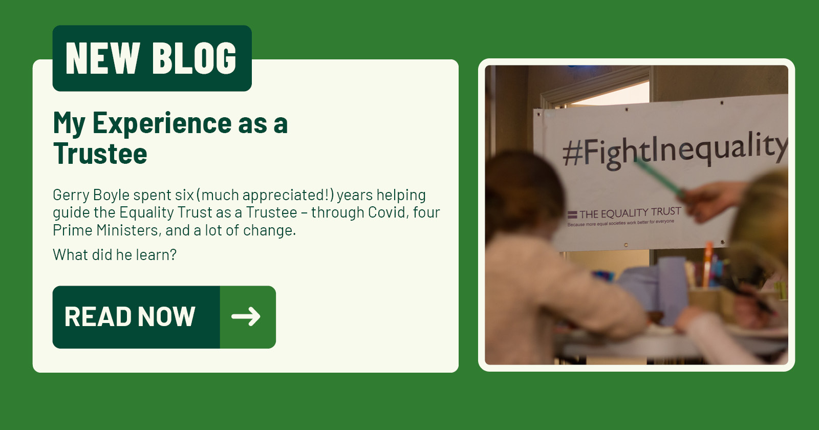 Board Blog: My Experience as a Trustee